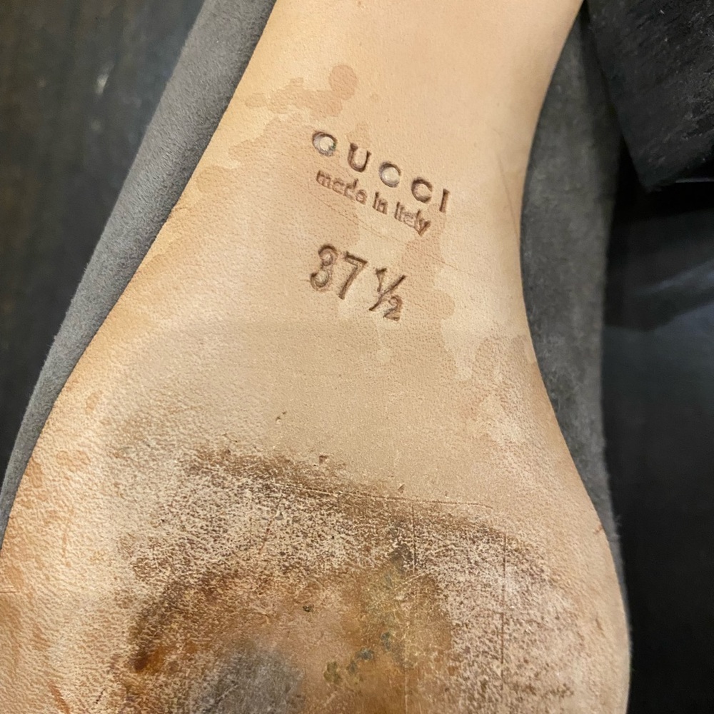 Rare Gucci Bamboo Heeled Flats Tom Ford Era - Picture 8 of 8